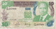 BILLETE DE KENIA DE 10 SHILINGI DEL AÑO 1988 (BANK NOTE) - Kenia