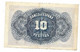 ESPAÑA: 10 PESETAS CERTI. PLATA (II REPUBLICA). AÑO 1935. SIN SERIE. MBC+. IDEAL - 10 Peseten