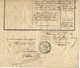 1850 GENDARMERIE NATIONALE ETAT DE SERVICES Jean Vollani SIGNATURES ET CACHETS ETAT COURANT - Historische Documenten
