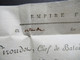 Delcampe - Frankreich 1806 Departement Conquis 91 Ostende Handschriftlich Service Militaire / Armée  Brief Doppelt Verwendet! - 1792-1815: Départements Conquis