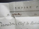 Delcampe - Frankreich 1806 Departement Conquis 91 Ostende Handschriftlich Service Militaire / Armée  Brief Doppelt Verwendet! - 1792-1815: Conquered Departments