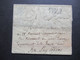 Frankreich 1806 Departement Conquis 104 Stempel L2 P 104 P Turin Kleiner Faltbrief Mit Inhalt Militärpost / Capitaine - 1792-1815: Conquered Departments