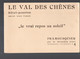 Pramousquier Par Le Lavandou (83 Var) Carte Dépliante De L'hotel LE VAL DES CHENES (PPP 37488) - Advertising