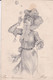 CPA1903 - Femme Art Nouveau - Vienne- Série Filles Douces - Bules De Savon - Braun, W.