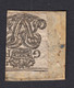 Great Britain Indenture Fiscal Revenue Stamp 6 Pence 6d King George II Cypher On Reverse - Revenue Stamps