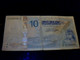 Billet De Banque De Tunisie De 10 Dinars Ayant Circule B.état BE Annèe 2005 - Tunisie