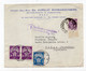 1959. YUGOSLAVIA,ITALY,ROME TO VRSAC,POSTAGE DUE 45 DIN,CHARGE ON DELIVERY - Impuestos
