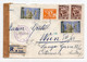 1952. YUGOSLAVIA,CROATIA,ŠIBENIK,RECORDED AIRMAIL COVER TO VIENNA,AUSTRIA - Luchtpost