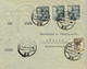 1946 PONTEVEDRA , SOBRE CIRCULADO ENTRE VIGO Y ZÜRICH , CORREO AÉREO , AL DORSO TRÁNSITO DE MADRID - Covers & Documents