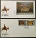 Georgia 1995 Niko Pirosmanashvili Set Of 5 FDCs - Anes