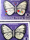 Errors Romanua 1956 MI 1586 White Butterfly Tree,  With Print Moth Shifted To The Rilleft Mnh - Variétés Et Curiosités