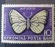 Errors Romanua 1956 MI 1586 White Butterfly Tree,  With Print Moth Shifted To The Rilleft Mnh - Variedades Y Curiosidades