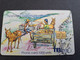 St MAARTEN $10  Nafls 17.80 ,- ST MAARTEN  Two Man On A Donkey Car 1000 Units ** 10120** - Antillas (Nerlandesas)