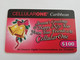 St MAARTEN  Prepaid  $100,- CELLULAIRONE CARIBBEAN   SEASONS GREETINGS        Fine Used Card  **10124** - Antillen (Niederländische)