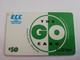 St MAARTEN  Prepaid  $50,- ECC  THE GO CARD /GREEN          Fine Used Card  **10148** - Antillas (Nerlandesas)