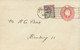 GB 1903, Superb EVII 1d Red Stamped To Order Postal Stationery Envelope (A.E. Booth & Co., London) Uprated With 1 ½d - Brieven En Documenten