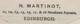 GB 1910, Superb EVII 2 1/2d Grey Stamped To Order Postal Stationery Envelope (N. Martinot, Nicolson Square, Edinburgh) - Briefe U. Dokumente