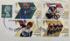 GREAT BRITAIN 2020, CYCLING 3 DIFFERENT,SHOOTING GOLD MEDAL ,QUEEN 5 STAMPS USED COVER TO INDIA - Lettres & Documents