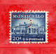 (Us2) USA °- 1956 - Perfim - MONTICELLI.  C. 20. Yvert. 616.  USED. - Perforados