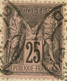 14 Novembre 1889 Sage 25c N°97 Sur Letrre De Nimes Vers Burgdorf Suisse - 1877-1920: Semi Modern Period