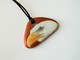 American Bald Eagle Hand Painted On A Terracotta Tile Pendant - Pendentifs