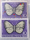 Errors Romanua 1956  # MI 1586 White Butterfly  Printed  With Move Moth Shifted To The Right Unused - Variedades Y Curiosidades