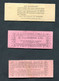 Lot De 3 Tickets De Bus - Région De Port Glasgow / Ecosse "Transports Davis Mac Brayne Ltd" Ticket Bus - Monde