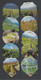 Switzerland, Coffee Cream Labels, Viticulture, Grape Farming, Lot Of 20. - Koffiemelk-bekertjes