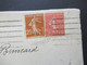 Frankreich 1928 Umschlag Mit Original Einladungskarte Exposition Coloniale Int. De Paris 1931 Gaston Doumergue President - Storia Postale
