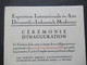 1925 Originale Einladungskarte Mit Faltblatt Exposition Internationale Des Arts Decoratif Et Industriels Modernes Paris - Lettres & Documents