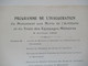 Einladung U. Programme Inauguration Monument Aux Morts De L'Artillerie Et Du Train Des Equipages Militaires 1925 - Cartas & Documentos