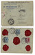 PARIS Lettre CHARGEE Entête Chaussures FRAIGNAUD Dest Jumeaux PdD 1F Semeuse 15c Yv 205 189 Ob 1932 - Covers & Documents