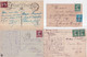 ALGERIE - SEMEUSE SURCHARGE SUR LETTRES ! 1924/1925 - 3 CARTES + 5 ENVELOPPES ! - Lettres & Documents