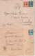 ALGERIE - SEMEUSE SURCHARGE SUR LETTRES ! 1924/1925 - 3 CARTES + 5 ENVELOPPES ! - Covers & Documents
