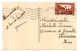 MONACO- 1937 - Timbre N° 120 Seul Sur Carte Postale MENTON...cachet  Krag Monaco Comdamine - Lettres & Documents