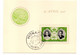 MONACO- 1956 - Lot De 2 Souvenirs Philatéliques Sur Carte ..cachet  MONACO  --19 Avril 1956 - Covers & Documents