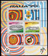 ITALIA ITALY 1990 RARA VARIETÀ VARIETY COPPA DEL MONDO DI CALCIO90 WORLD SOCCER CUP LIRE 800 FOGLIETTO SHEET MNH - Blocks & Sheetlets