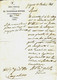 1844  LETTRE OFFICIELLE  ENTETE REGIA PROCURA IL TRIBUNAL CIVILE DEIL VALLE DI GIRGENTI  CACHET  « GIRGENTI » AGRIMENTE - 1. ...-1850 Prefilatelia