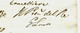 1844  LETTRE OFFICIELLE  ENTETE REGIA PROCURA IL TRIBUNAL CIVILE DEIL VALLE DI GIRGENTI  CACHET  « GIRGENTI » AGRIMENTE - 1. ...-1850 Prephilately