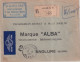 ALGERIE - 1952 - CACHET "GUICHET De RECOMMANDE" N°2 De ALGER - ENVELOPPE AVION => ANGLURE (MARNE) - Briefe U. Dokumente