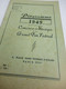 Fédération Sportive De France/Concours De Musique & Grand Prix Fédéral /Réglement Des Concours/1949      PROG314 - Programma's