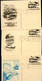 UX63 UPSS S80C 6 Diff. Postal Cards FDC BRUSSELS 1972 Cat. $42.00+ - 1961-80