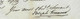 1853 VINS DE BORDEAUX LETTRE De Livourne / Leghorn Pour MM. CLOSSMANN à BORDEAUX TEXTE COMPLET EN ANGLAIS  ANNEE 1853 - Italie