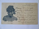 Australia Collection A A.A.- All About Australians(Series A):A Native Beauty Postcard Mailed 1903 Rare Stamps - Aborigènes