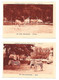 Cpa Lot 2 Cartes 2 Scannes Plus Verso Publicité "jean Bart" , Parc Zoologique, Zèbres Et Antilopes, Belle Carte - Zebras