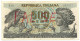 500 LIRE FALSO D'EPOCA BIGLIETTO DI STATO ARETUSA 20/06/1966 BB- - [ 8] Fictifs & Specimens