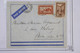 118  MAROC  BELLE LETTRE  1938 PAR AVION CASABLANCA  POUR NICE FRANCE  ++ +AFFRANCHIS. INTERESSANT. - Briefe U. Dokumente
