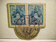 Hungary Serbia 2x Postage Stamp MAGYAR KIR POSTA Ujvidek Novi Sad Visszatert 1941 To Identify - Otros & Sin Clasificación