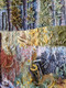 Delcampe - Gobelin Tapestry "3D Forest" - 100% Wollen - Handmade - Tappeti & Tappezzeria