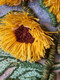 Gobelin Tapestry "Sunflowers" - 100% Wollen - Handmade - Tapis & Tapisserie